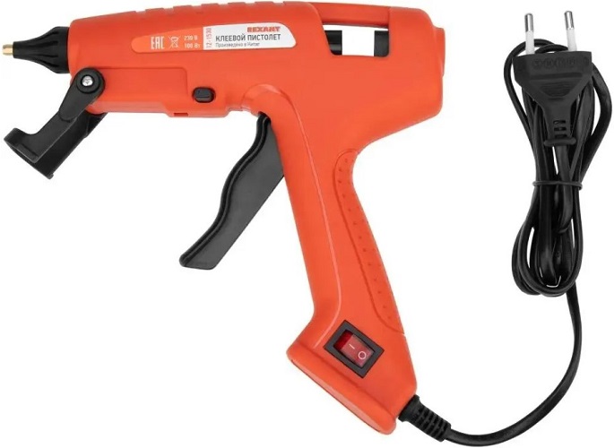 

Пистолет клеевой Rexant 12-1530 100Вт, диам. 11мм, ЭКСПЕРТ, блистер, 12-1530