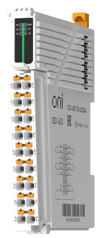 

Модуль аналогового вывода ONI IOD-430-TB-00004I IOD 430 4 токовых сигнала, IOD-430-TB-00004I