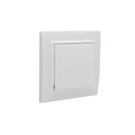 Изображение товара Выключатель EKF ERV10-021-10 1-полюсный белый монтаж скрытый серия Basic