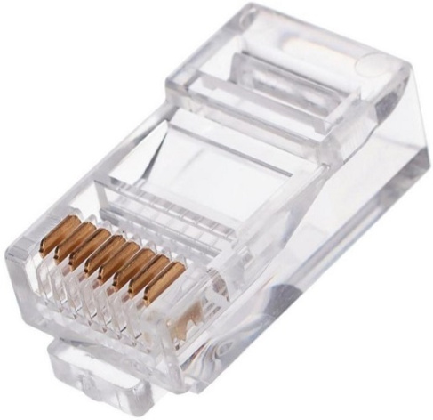 Изображение товара Коннектор Cablexpert PLUG3UP6/5 разъем RJ45 категория 5e для телекоммуникаций
