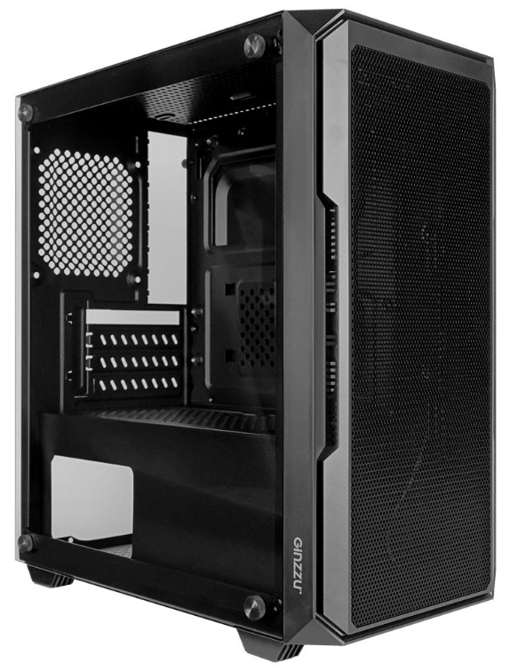 

Корпус mATX Ginzzu CL580 без БП, боковая панель из закалённого стекла, 2*USB 2.0, USB 3.0, CL580