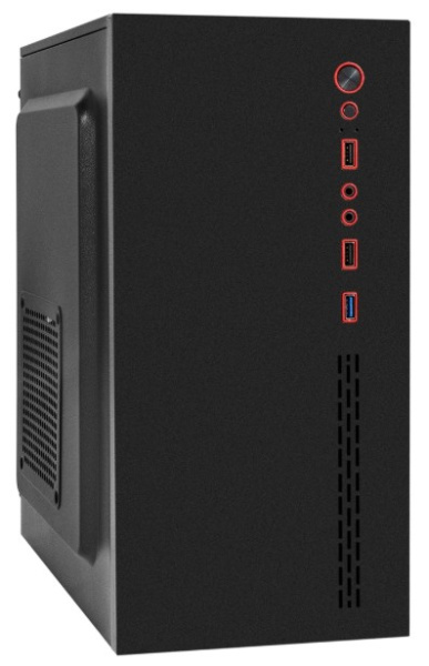Изображение товара Корпус для компьютера Exegate BAA-403U2 Mini Tower с вентиляцией и разъемами сверху