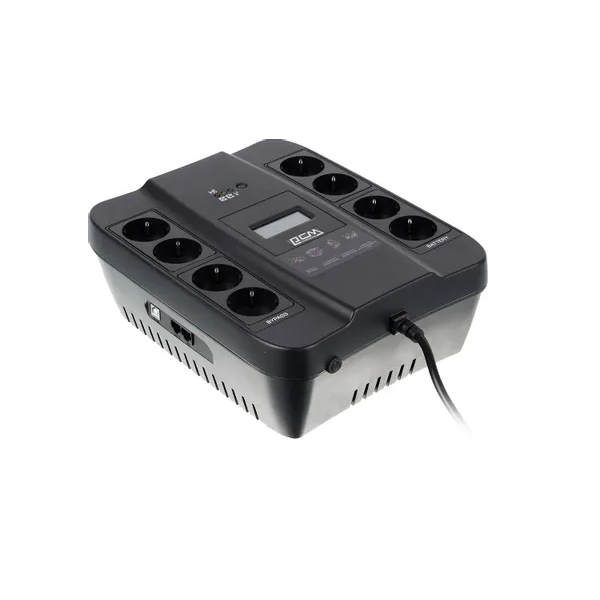 

Источник бесперебойного питания Powercom SPD-550U LCD SPIDER, Интерактивная, 550 ВА / 330 Вт, Tower, Schuko, LCD, Serial+USB, USB, SPD-550U LCD