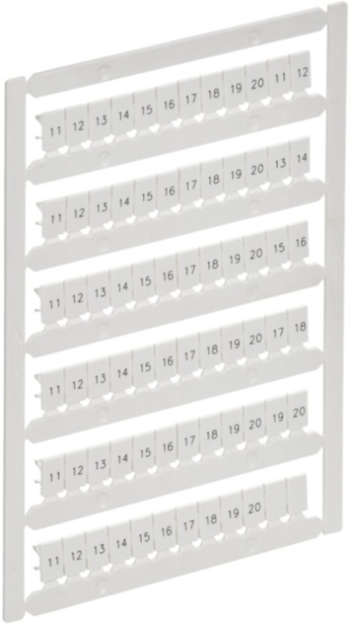 

Маркер IEK AF-CT10D-M-004-02 для CTS/CP 4мм2 с символами "11-20" ARMAFIX, AF-CT10D-M-004-02