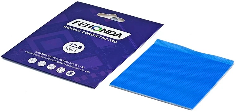 

Термопрокладка FEHONDA FHND-12.8W-100X100-1.75 12.8W, 100x100 мм, 1.75 мм, 12.8 Вт/(м·K), FHND-12.8W-100X100-1.75