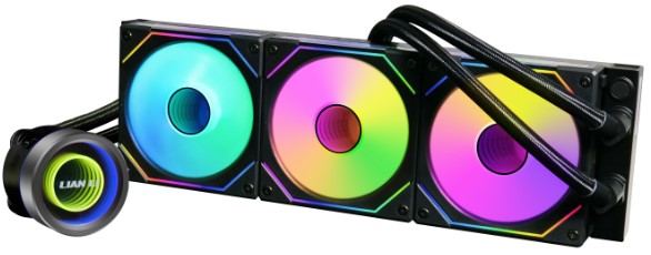 

Система охлаждения жидкостная Lian Li GA II Trinity 360 G89.GA2T36B.R0 LGA1700/1200/115x/АМ5/АМ4 (3*120mm fan, 300-2450rpm, 79.9 CFM, 30dBA, 4-pin PWM, GA II Trinity 360