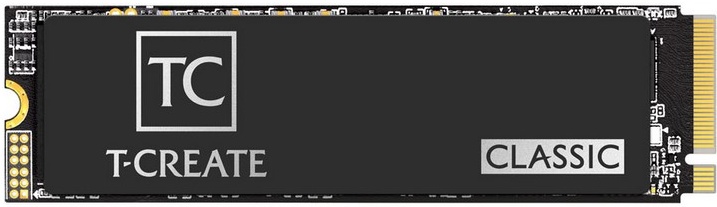 

Накопитель SSD M.2 2280 Team Group T-CREATE CLASSIC C47 TM8FFC001T0C129 1TB, 7400/6800MB/s, PCIe 4.0 x4, NVMe, 3D TLC, 1000 TBW, MTBF 1.7M, T-CREATE CLASSIC C47