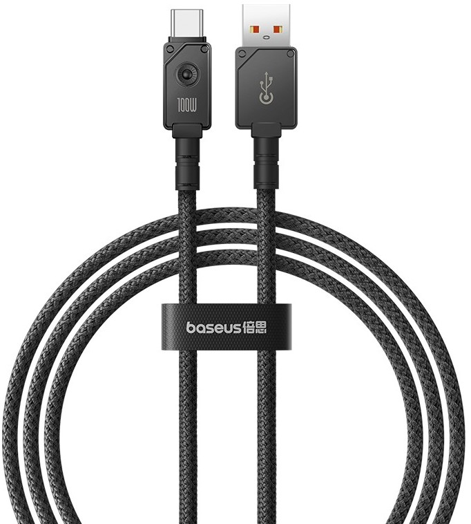 

Кабель интерфейсный Baseus P10355801111-01 Unbreakable Series Fast Charging Data USB to Type-C 100W 2m Cluster Black (быстрая зарядка, передача данных, P10355801111-01