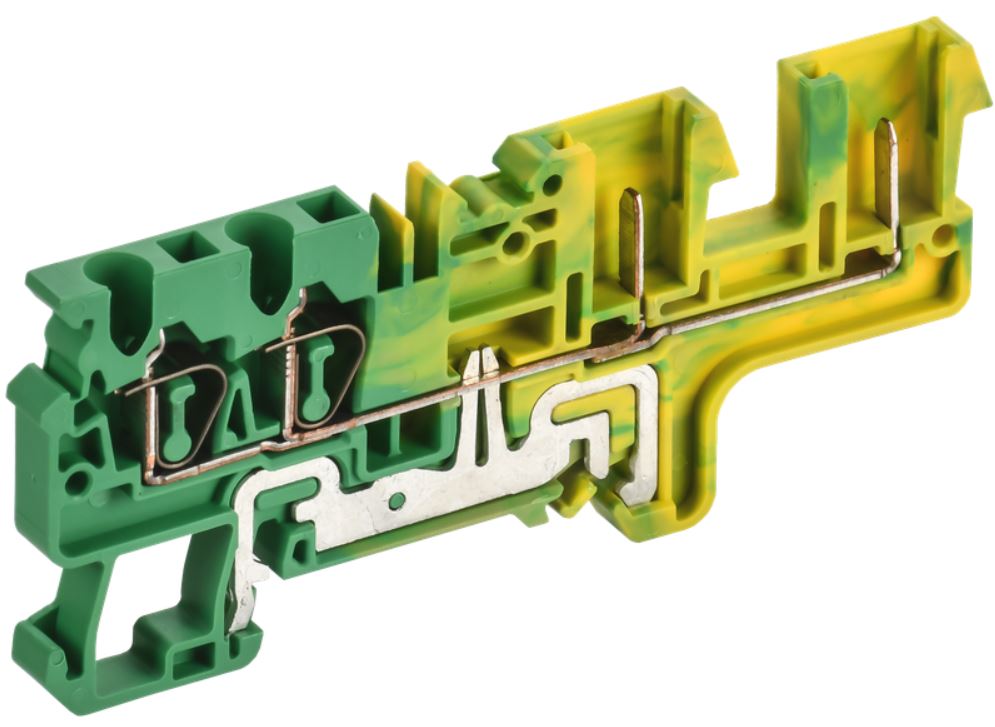 

Клемма пружинная IEK AF-CT41-06-22-K52-002 CX2,5-4-2B PE разъемная 2,5мм2 четырехконтактная (2 зажима 2 разъема) заземляющая ARMAFIX, AF-CT41-06-22-K52-002