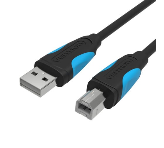 

Кабель интерфейсный USB 2.0 Vention AM/BM VAS-A16-B300 3 м, черный,, AM/BM