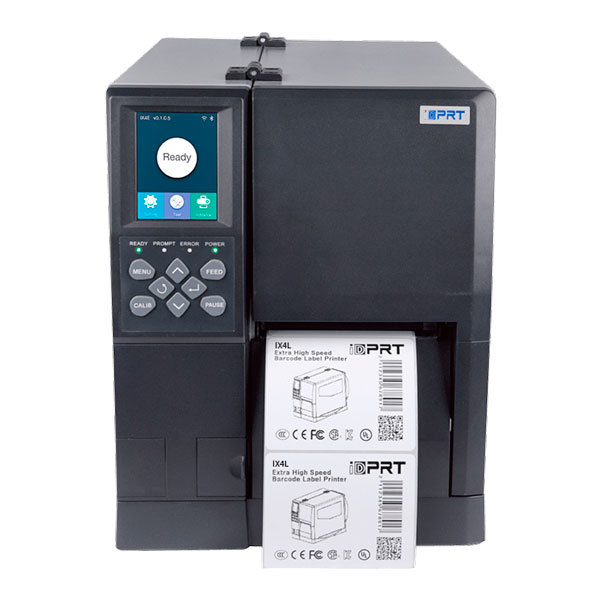 

Принтер термотрансферный iDPRT iX4L 100700102 4", TT, 300DPI, 6IPS (152 mm/sec), 32/128MB, RTC, USB Type B 1, USB HOST 1, RJ45 1, RS232(9-pin) 1, ZPL/, iX4L