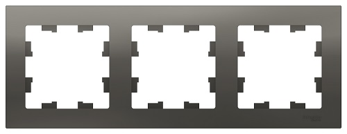 

Рамка Schneider Electric ATN000903 AtlasDesign, 3-постовая, универсальная, сталь, ATN000903