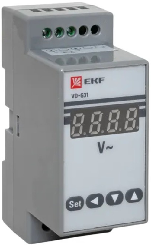 

Вольтметр EKF vd-g31 цифровой на DIN однофазный PROxima (без поверки), vd-g31