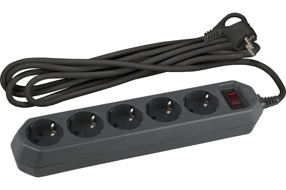 

Сетевой фильтр ЭРА Б0019032 USF-5es-1.5m-B черный базовая защита, с/з, с выкл, 5гн, 1,5м, ПВС, 10А, со шт, Б0019032