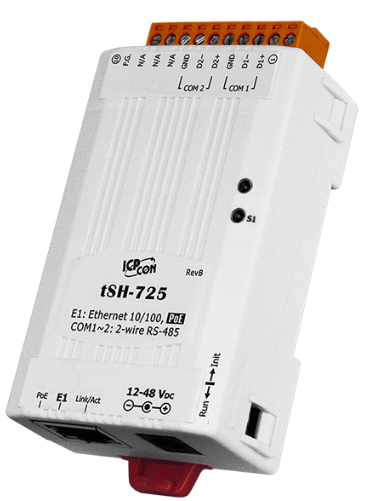 

Преобразователь ICP DAS tSH-725 Tiny Serial Port Sharer with PoE and 2 RS-485 Ports (RoHS), tSH-725