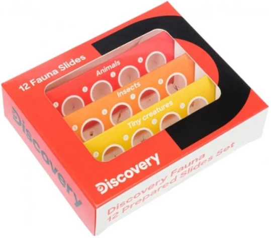 Изображение товара Набор микропрепаратов Discovery Фауна для микроскопии 12 образцов