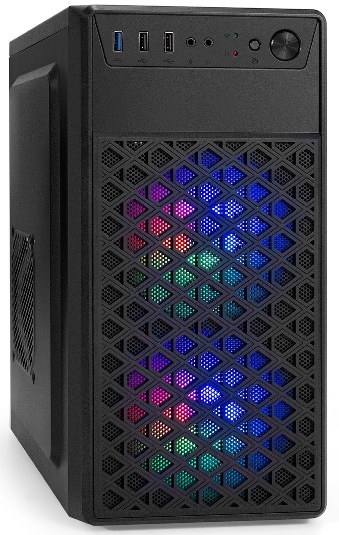 

Корпус mATX Exegate mEVO-7803-XP450 EX296981RUS черный, 450W, 2*USB, USB3.0, HD аудио, mEVO-7803-XP450