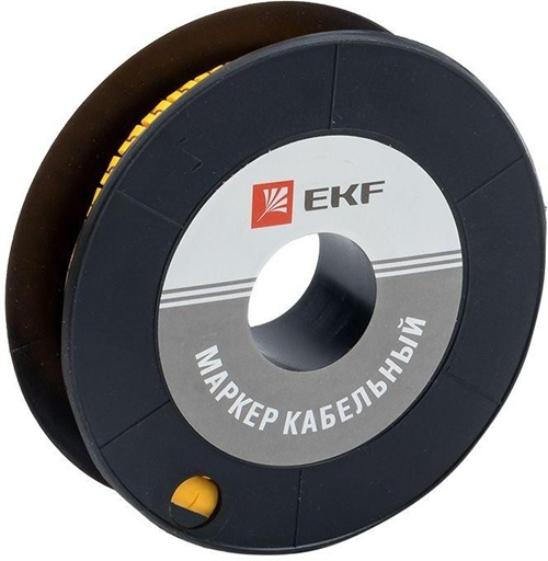 

Маркер на кабель EKF plc-KM-1.5-5 1,5 мм2 "5" (1000 шт.) (ЕС-0), plc-KM-1.5-5