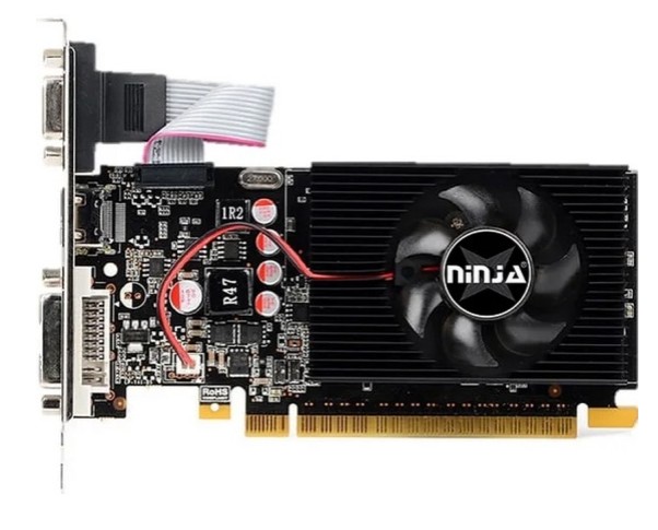 

Видеокарта PCI-E Sinotex GeForce GT 730 Ninja (NF73NP043F) 4GB DDR3 128bit 28nm 700/1333MHz DVI/HDMI/CRT RTL, GeForce GT 730 Ninja (NF73NP043F)