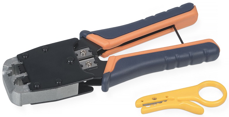 

Устройство обжимное Cabeus HT-500 для RJ-45,RJ-12 - проф., HT-500