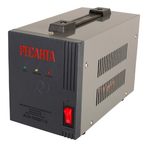 Изображение товара Стабилизатор напряжения Ресанта АСН-500Д/1-Ц 220 В, одномодульный