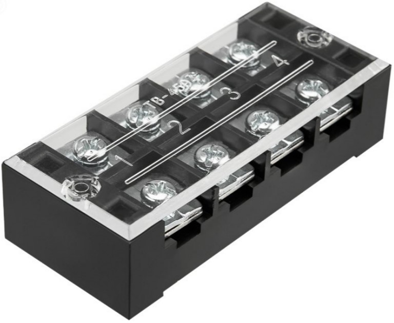 

Клеммный блок Rexant 11-2152 БЗН ТВ-4504 4,0мм2 45A 4 пары, 11-2152