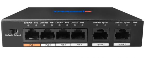 фото Коммутатор неуправляемый TRASSIR TR-NS1006-60-4POE v2 в Казани
