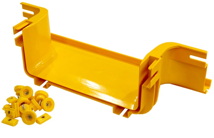 

Отвод Lanmaster LAN-OT240-UT/NC боковой отвод на оптический лоток 240 мм, монтаж без соединителей, желтый, LAN-OT240-UT/NC