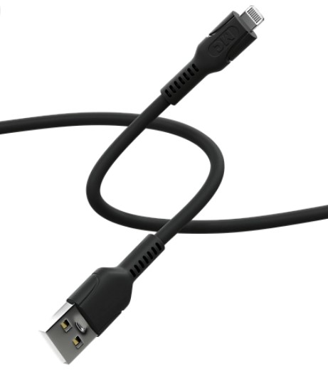 

Кабель More Choice K65i/К65л К65л Black USB 2.4A для Lightning 8-pin ПВХ 1м Black, K65i/К65л