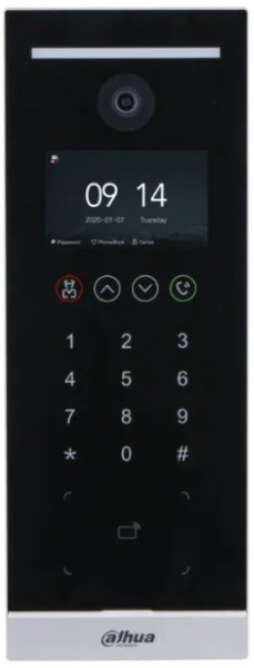 Изображение товара Вызывная панель Dahua DHI-VTO6521H-S2 с сенсорной клавиатурой и поддержкой QR-кода