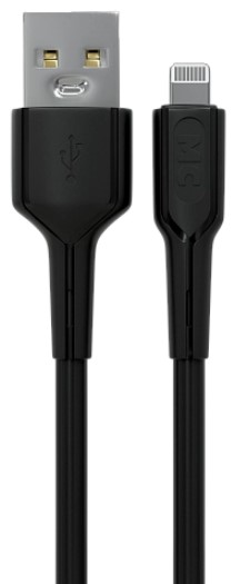 

Кабель More Choice K63i/К63л К63л Black USB 2.4A для Lightning 8-pin ПВХ 1м Black, K63i/К63л