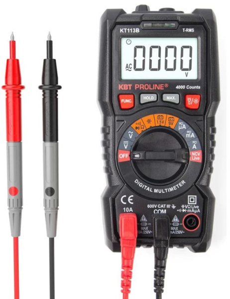 Изображение товара Мультиметр КВТ 79125 для измерения напряжения и тока