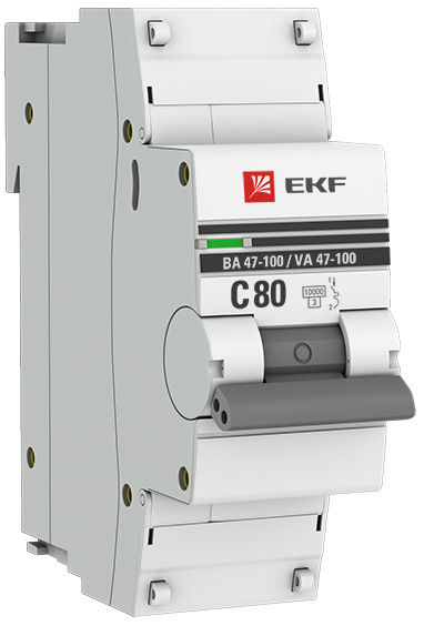 фото Автоматический выключатель  EKF mcb47100-1-80C-pro в Уфе