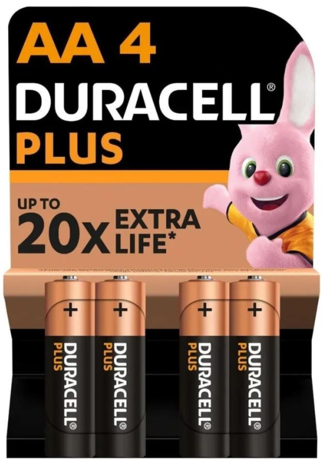 Батарейка Duracell LR6 BL4PLUS