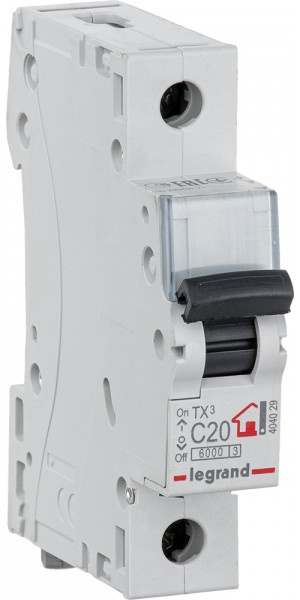 Изображение товара Автоматический выключатель Legrand 404029 20 А IP20 TX³