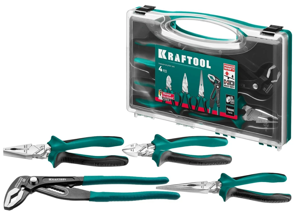 

Набор инструментов Kraftool 22012 губцевого 4шт., 22012