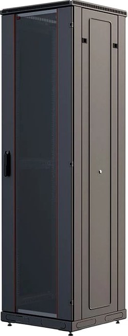 

Шкаф напольный 19", 42U ССД 130411-01049 телекоммуникационный, ШТ-НП-М-42U-600-800-С-Ч, передняя дверь стекло, цвет черный, 130411-01049