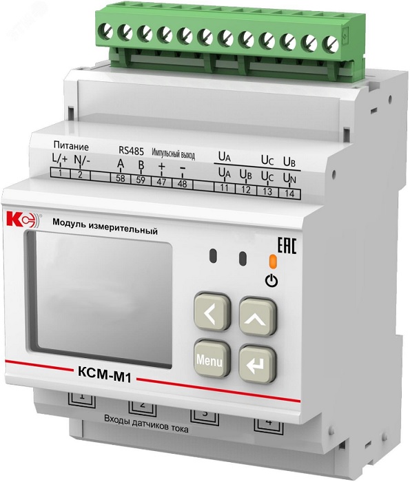 

Прибор многоточечного мониторинга Комплект-Сервис 33335026 электроэнергии КСМ-М1-2-2-1-5А-380В-12, 33335026