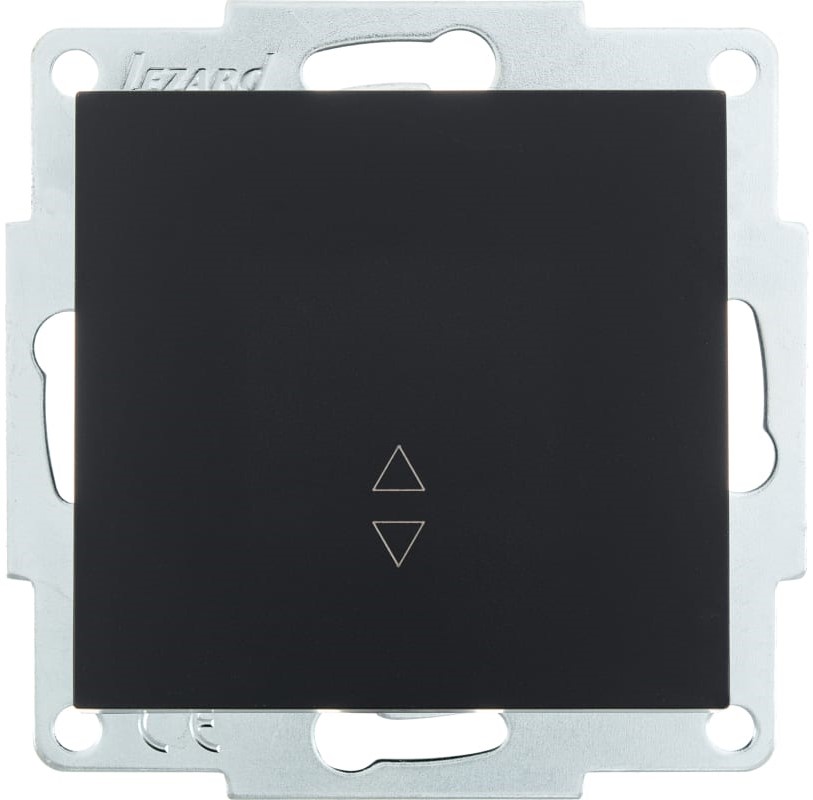 

Переключатель Lezard 742-4288-105 Vesna проходной 1-кл. СП механизм черн. бархат, 742-4288-105