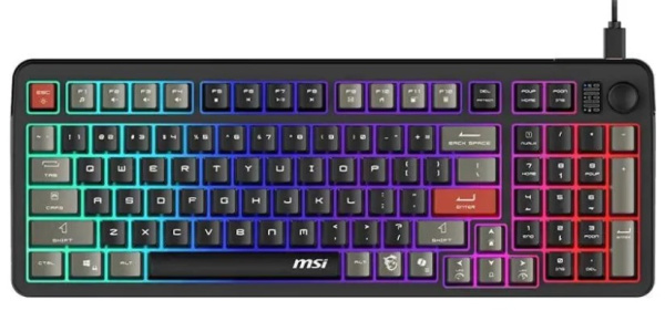 Изображение товара Клавиатура MSI GK110 с RGB подсветкой проводная мембранная для геймеров