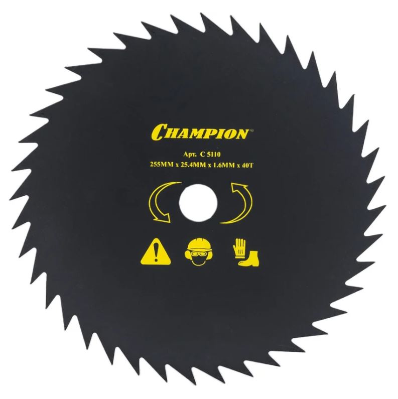 

Нож CHAMPION C5110 с остроугольными зубцами 40/255/25,4 (SRM-330ES/SRM-350ES,4605,T433,T523,T437,T517,T438,T528), C5110