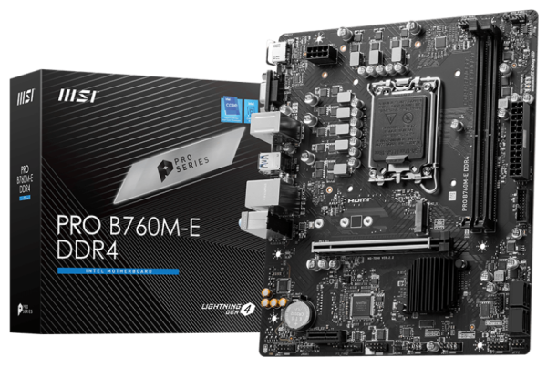 фото Материнская плата mATX MSI PRO B760M-E DDR4 в Уфе