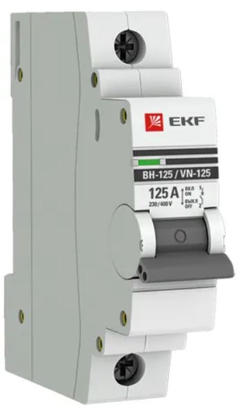 

Рубильник EKF SL125-1-125-pro ВН-125 1P 125А, SL125-1-125-pro