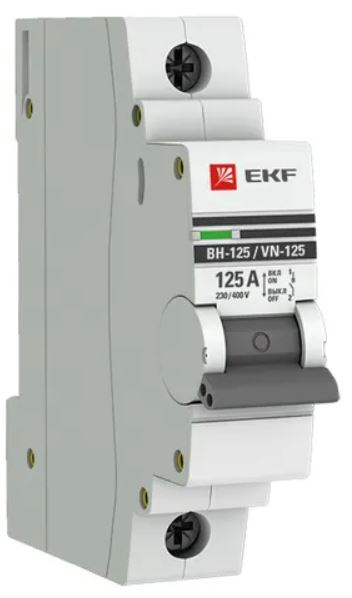 Изображение товара Рубильник EKF SL125-1-125-pro