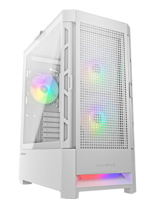 

Корпус eATX Cougar Airface RGB Cougar 187542 белый, без БП, боковая панель из закаленного стекла, 2*USB 3.0, USB 2.0, audio, Airface RGB