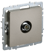 фото Розетка телевизионная оконечная IEK BR-A10-O-K37