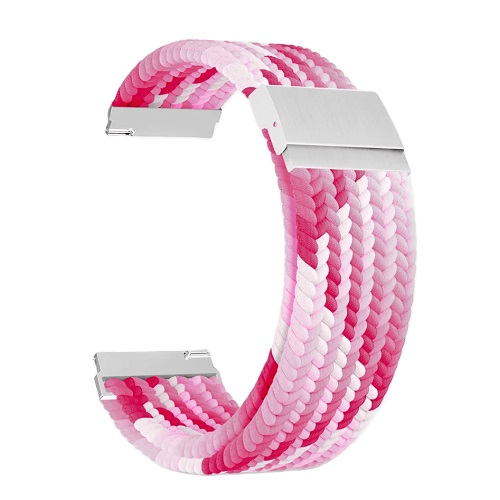

Ремешок на руку Lyambda DSN-13-20-PK плетеный нейлоновый для часов 20 mm pink/white, DSN-13-20-PK