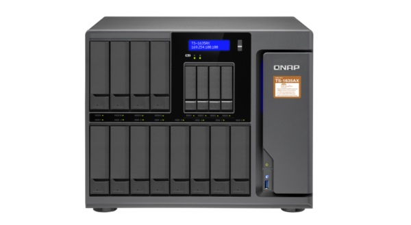 

Сетевой RAID-накопитель QNAP TS-1635AX-8G NAS, Marvell ARMADA 8040 ARMv8 Cortex-A72 quad-core 1.6GHz, 8GB DDR4 Long-DIMM RAM (max 16GB), SATA 6Gb/s, 1, TS-1635AX-8G