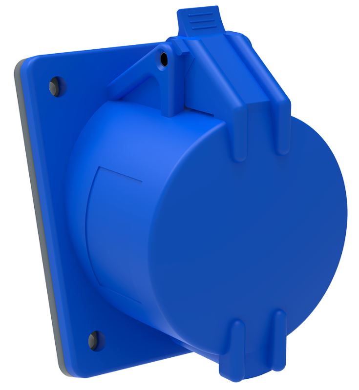 

Розетка панельная IEK PSR41-032-3 ССИ-423 32А-6ч 220В 2P+PE IP44, PSR41-032-3