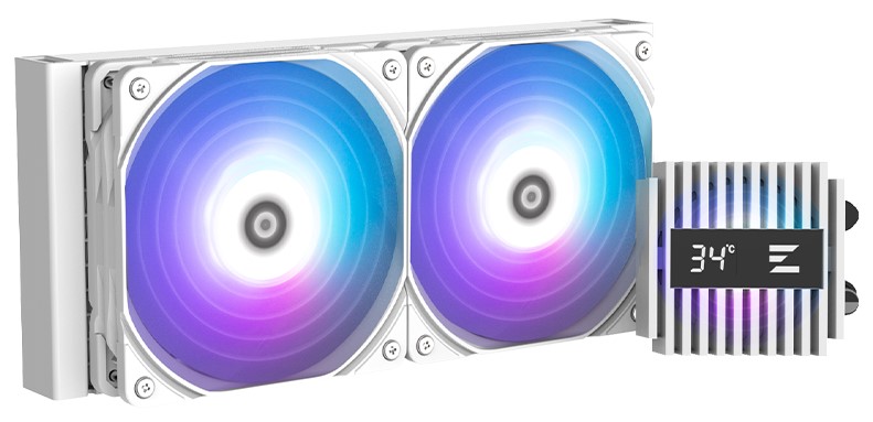 

Система охлаждения жидкостная Zalman ALPHA2 A24 White LGA115x/1200/1700/AM4/AM5 (600-2000rpm, 69.12CFM, ARGB, 4-pin PWM, white), ALPHA2 A24 White